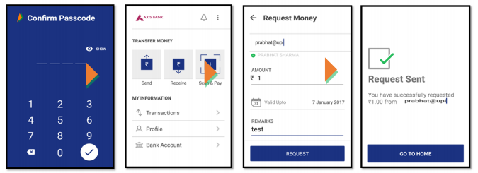 Collect Money by Using Virtual Payment Address VPA