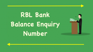 RBL Bank Balance Enquiry Number