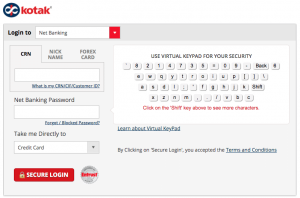 Kotak Bank Net Banking