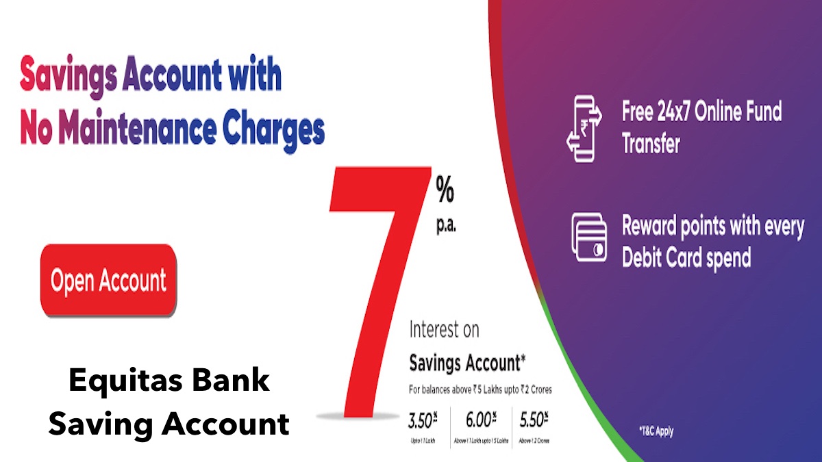 Equitas Bank Saving Account