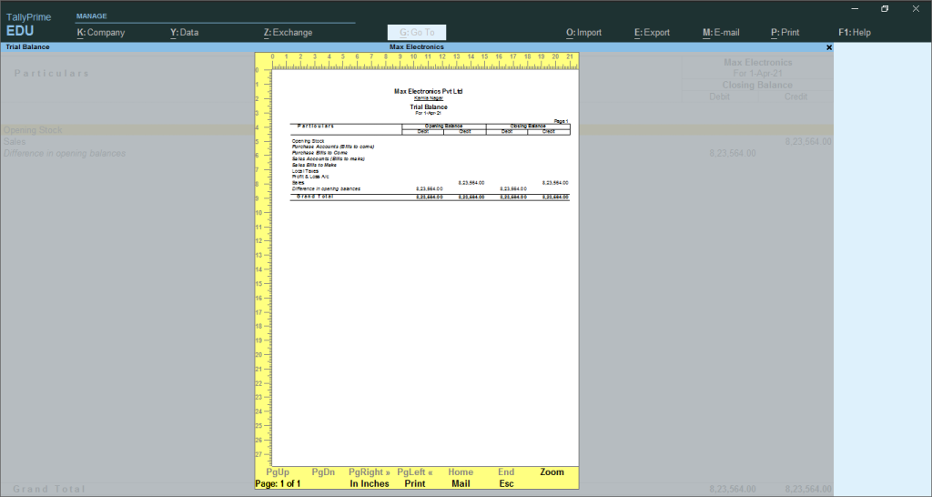 Opening Balance in Tally image 6