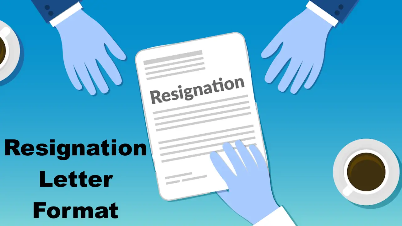 Resignation Letter Format